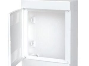 Комуникационно табло Mandeks Tower LV2 бяла перфорирана врата ОМ/открит монтаж IP40